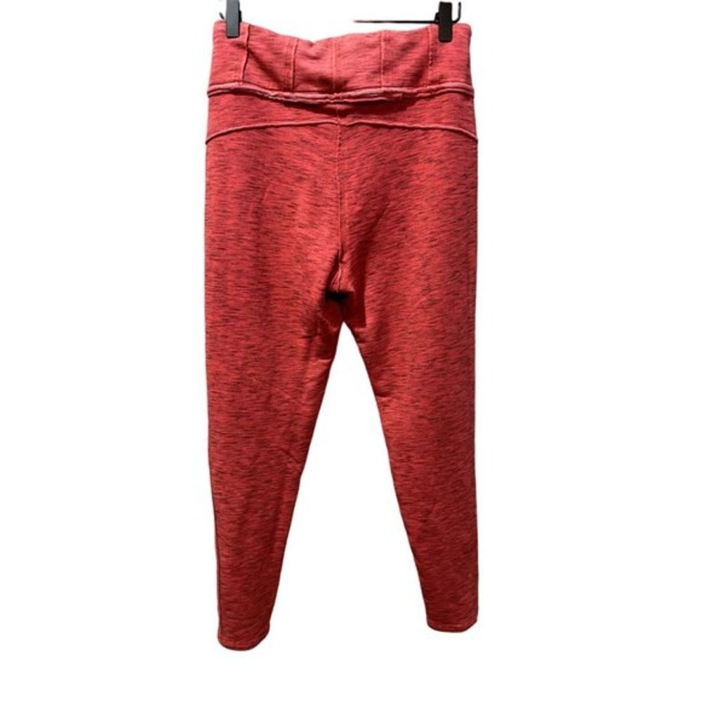 Free People Movement Biker Baby Leggings Coral Space Dye High Rise Skinny m L1 - Picture 4 of 6